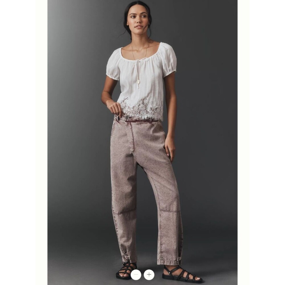 Anthropologie Pilcro Crossover Taper Pants